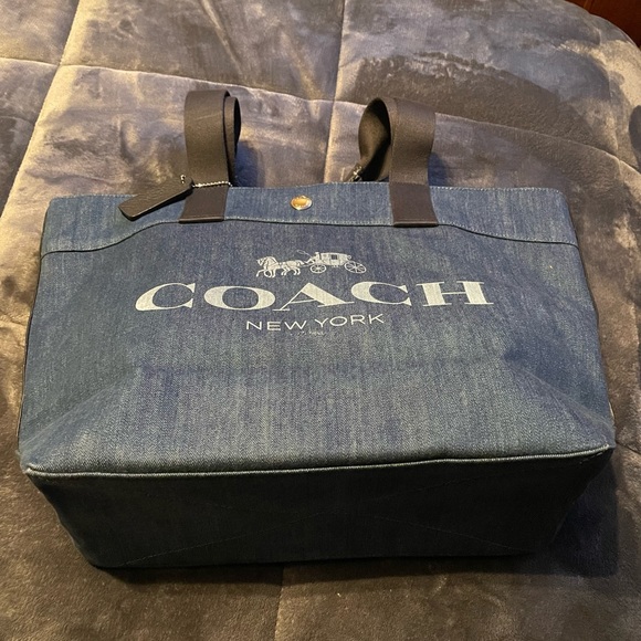 Coach Handbags - GORGEOUS COACH BAG blue Denim